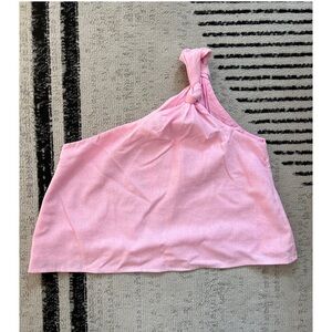 Showpo Pink Asymmetrical Tank Top